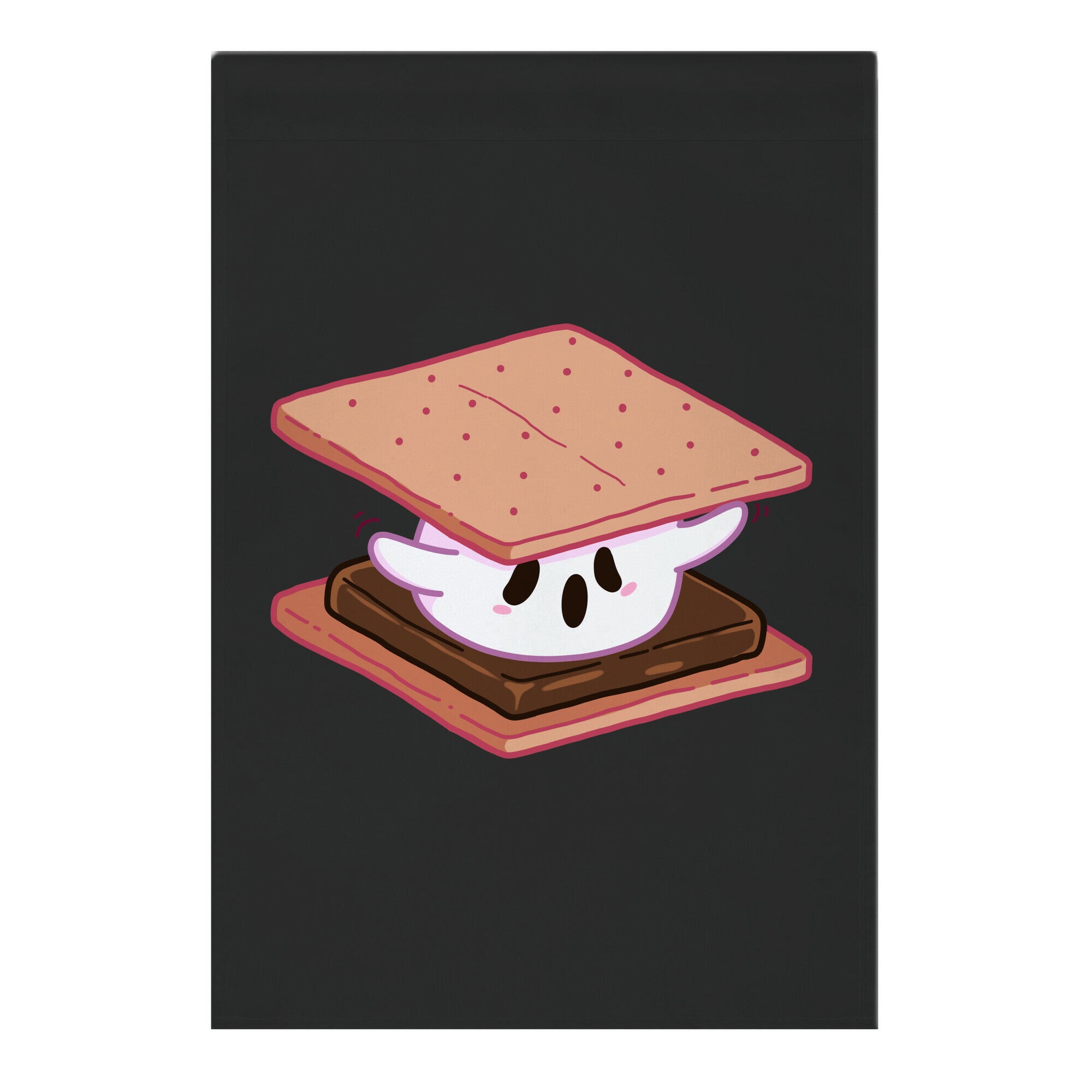 Spooky S'more Garden Flag